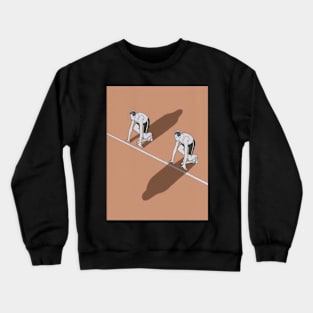 guy billout diving board Crewneck Sweatshirt